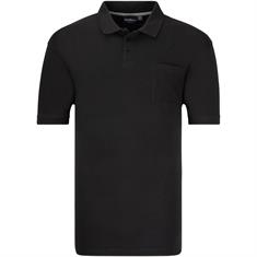 NORTH Poloshirt schwarz