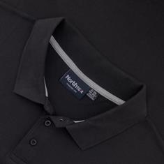 NORTH Poloshirt schwarz