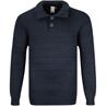 NORTH Pullover blau-meliert