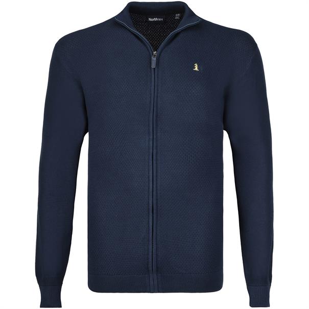 NORTH Strickjacke blau