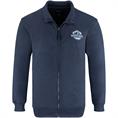 NORTH Sweatjacke blau