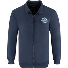 NORTH Sweatjacke blau