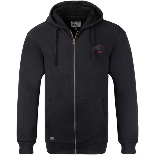 NORTH Sweatjacke schwarz