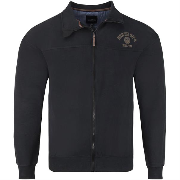 NORTH Sweatjacke schwarz