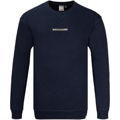 NORTH Sweatshirt blau-meliert