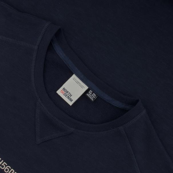 NORTH Sweatshirt blau-meliert