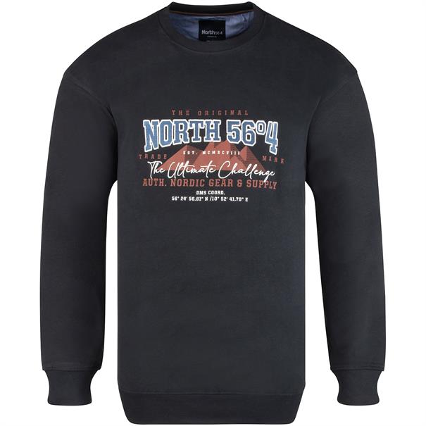 NORTH Sweatshirt schwarz