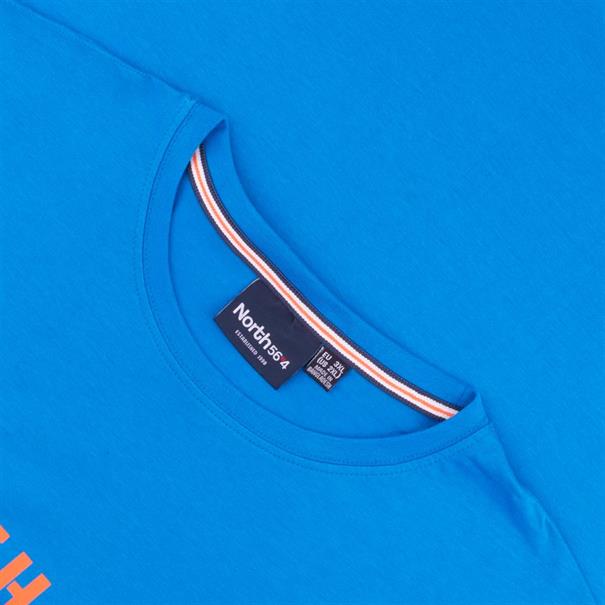 NORTH T-Shirt - EXTRA lang blau