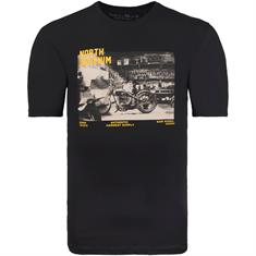 NORTH T-Shirt - EXTRA lang schwarz