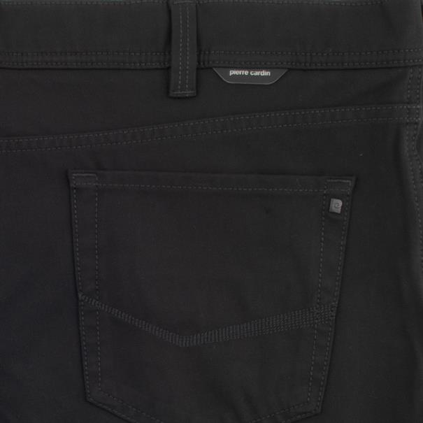 PIERRE CARDIN Baumwollhose schwarz