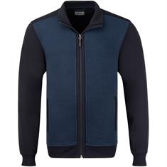 PIERRE CARDIN Sweatjacke blau