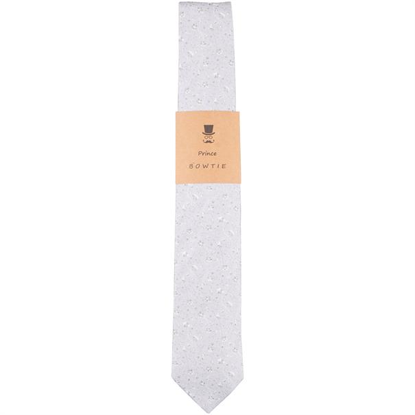 PRINCE BOWTIE Krawatte silber