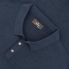 RAGMAN halbarm Polo-Pullover marine