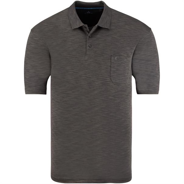 RAGMAN halbarm Poloshirt anthrazit