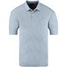 RAGMAN halbarm Poloshirt hellblau-meliert
