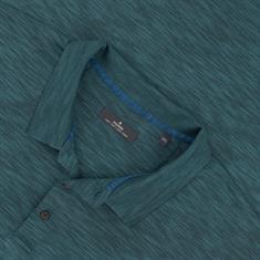 RAGMAN halbarm Poloshirt petrol-meliert