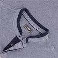 RAGMAN Henley-T-Shirt blau-meliert
