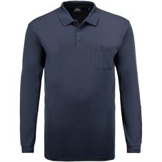 RAGMAN langarm Poloshirt marine