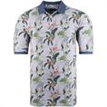 RAGMAN Poloshirt All-Over-Print blau