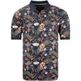 RAGMAN Poloshirt All-Over-Print blau