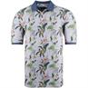 RAGMAN Poloshirt All-Over-Print blau