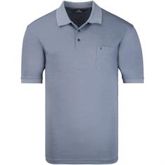 RAGMAN Poloshirt blau-meliert