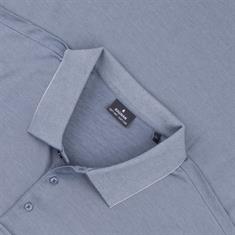 RAGMAN Poloshirt blau-meliert