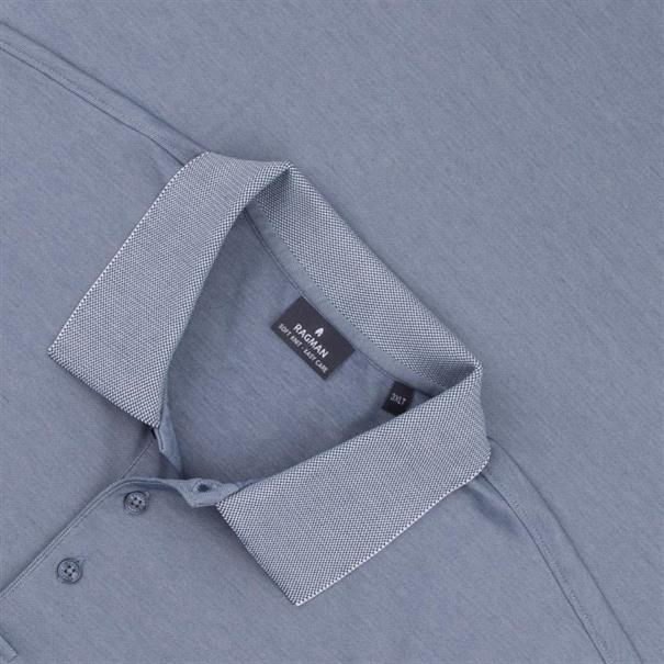 RAGMAN Poloshirt - EXTRA lang blau