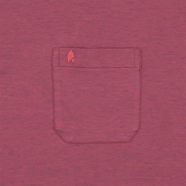 RAGMAN Poloshirt - EXTRA lang rot