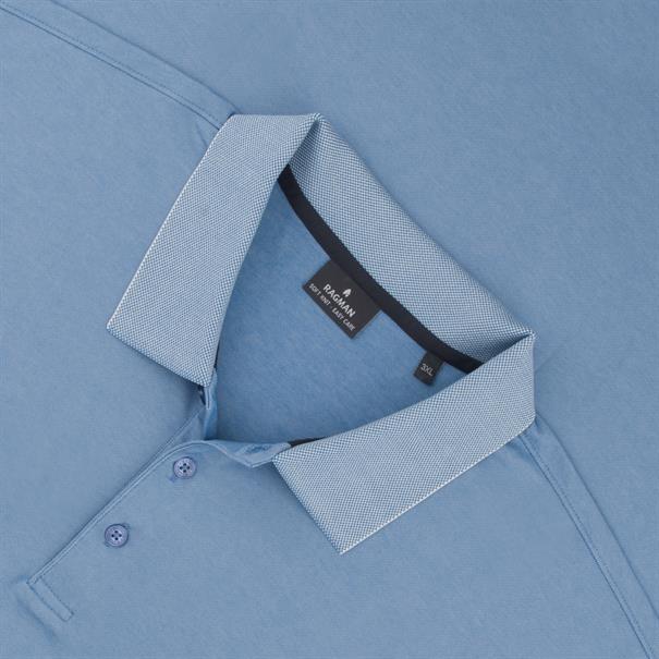RAGMAN Poloshirt hellblau