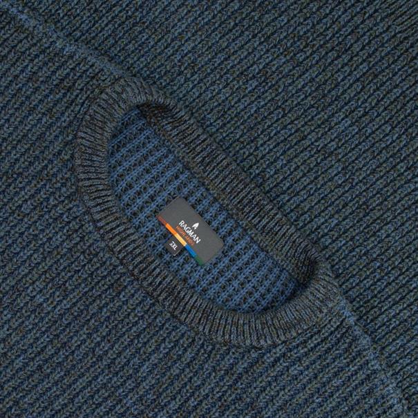 RAGMAN Pullover dunkelblau