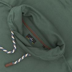 RAGMAN Schalkragen-Sweatshirt grün