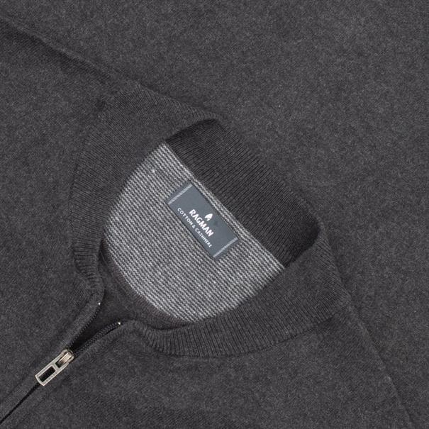 RAGMAN Strickjacke anthrazit