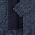 RAGMAN Strickjacke blau-meliert
