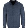 RAGMAN Strickjacke blau-meliert