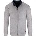 RAGMAN Strickjacke grau-meliert