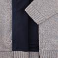 RAGMAN Strickjacke grau-meliert
