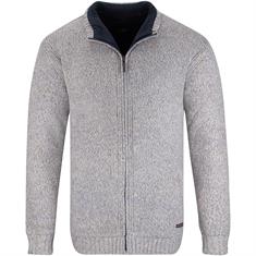 RAGMAN Strickjacke grau-meliert