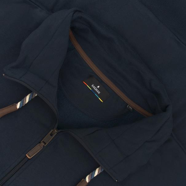 RAGMAN Sweatjacke dunkelblau