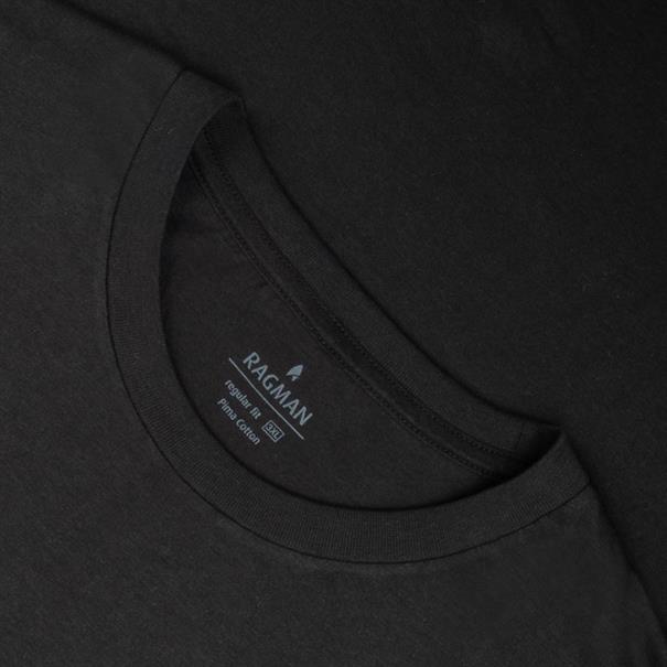 RAGMAN T-Shirt, Doppelpack schwarz Herrenmode in Übergrößen kaufen