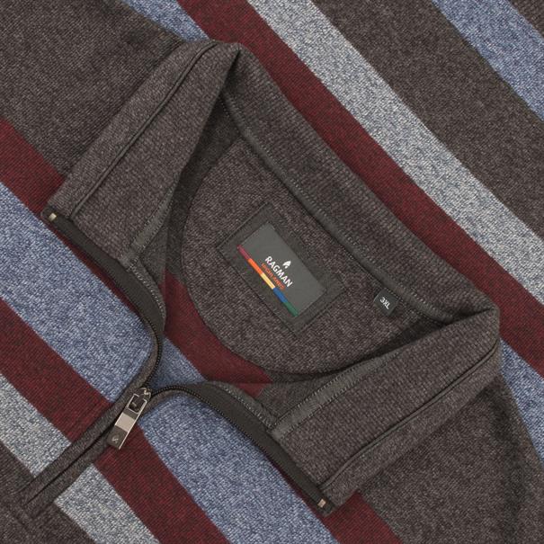RAGMAN Troyer-Sweatshirt anthrazit