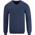 RAGMAN V-Pullover blau