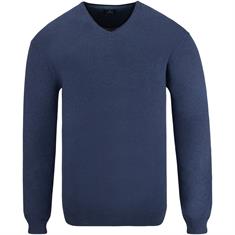 RAGMAN V-Pullover blau
