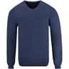 RAGMAN V-Pullover blau