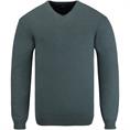 RAGMAN V-Pullover grün