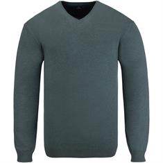 RAGMAN V-Pullover grün