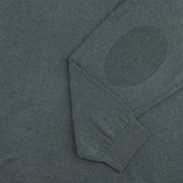 RAGMAN V-Pullover grün