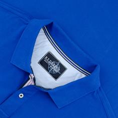 REDFIELD langarm Poloshirt blau