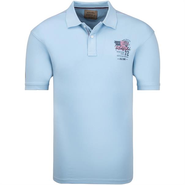 REDFIELD Poloshirt hellblau