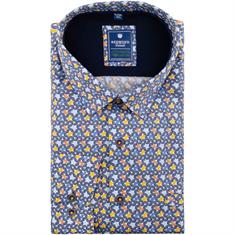 REDMOND Freizeithemd blau
